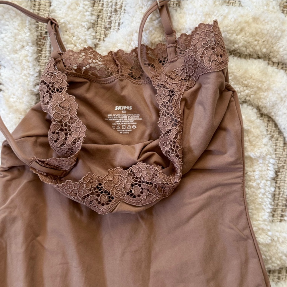 SKIMS Brown Slip Dress - Picture 3 of 4
